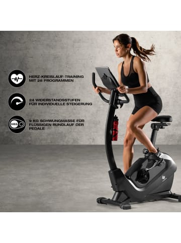 FitEngine Ergometer Smart 9V schwarz  Schwarz