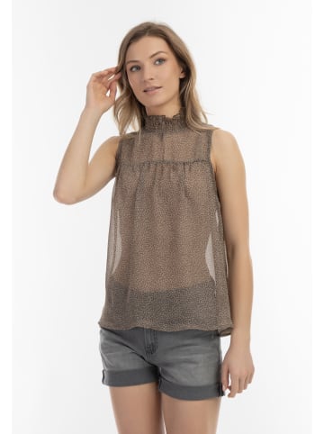 DreiMaster Damen Bluse in Oliv Wollweiss