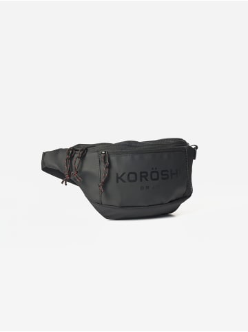 KOROSHI Bauchtasche in Schwarz