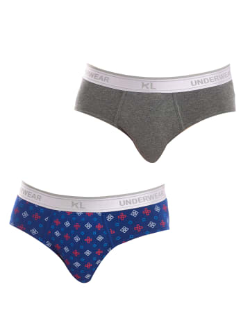 Kisses and Love 2er-Set: Slip in Blue