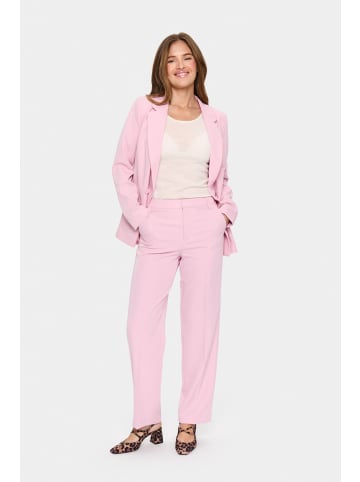 SAINT TROPEZ Casual Hose LamiaSZ Gerade Passform in Pink Nectar