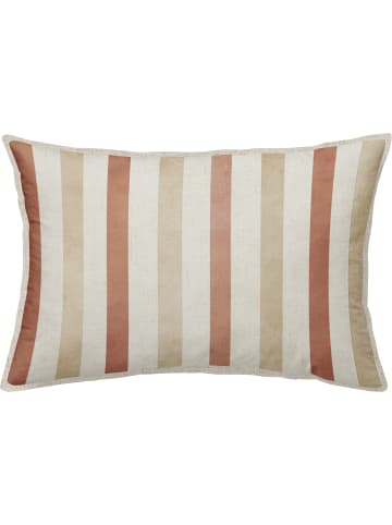 Erwin Müller Nicky-Velours, Samt Kissenhülle in nougat