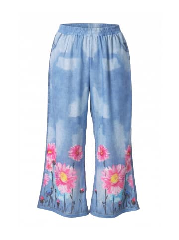 MIAMODA Culotte in blue denim