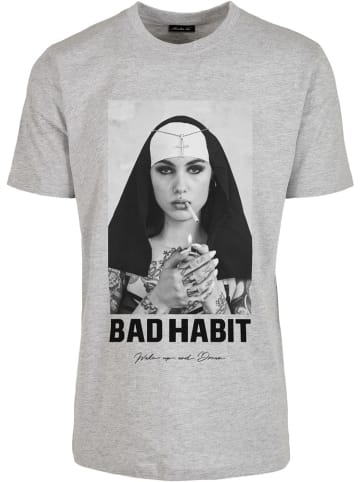 Mister Tee T-Shirt "Bad Habit Tee heather" in Grau