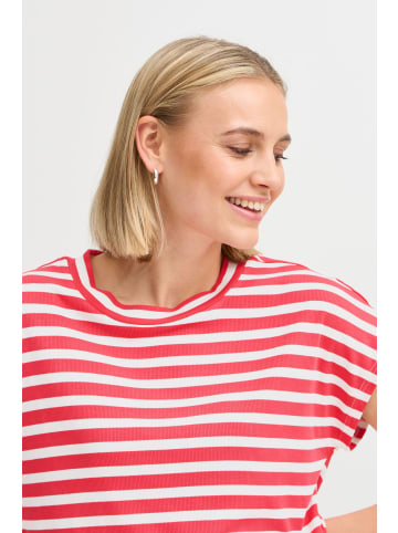 Fransa Kurzarm-Bluse FRCANO Relaxed fit in Teaberry mix