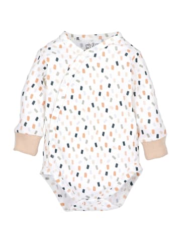 Nini Langarmbody Floral in weiss