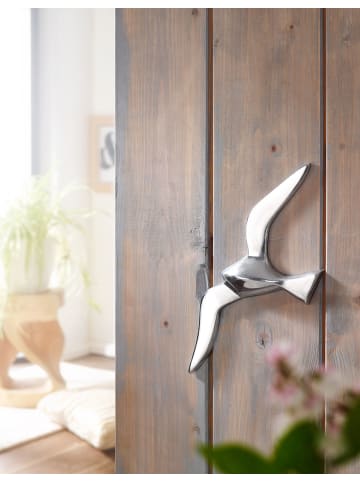 KADIMA DESIGN Wanddekoration Möwe S Aluminium poliert Dekofigur 30 cm Statue