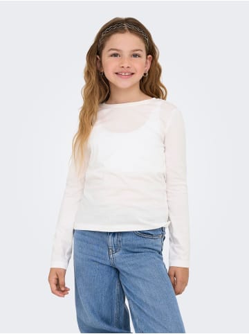 KIDS ONLY 2er-Pack Top in Cloud Dancer