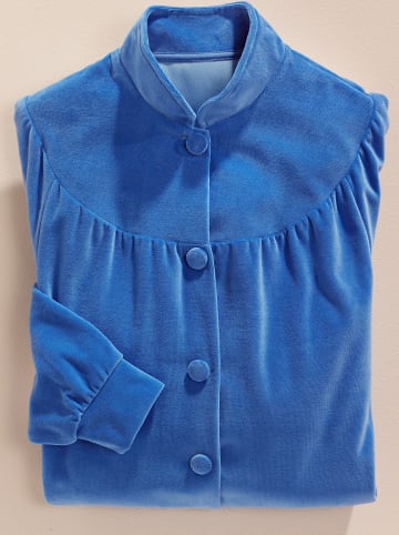 Plantin Morgenmantel in mittelblau