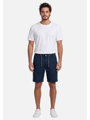 INDICODE Shorts INBow – Herren Sommer-Shorts aus Leinen-Baumwoll-Mix in Navy