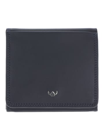 Golden Head Polo Geldbörse RFID Leder 10 cm marineblau