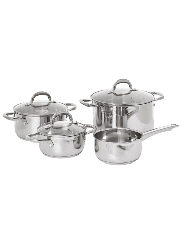 Beliani 7-set Kochgeschirr CORECHEF in Silber