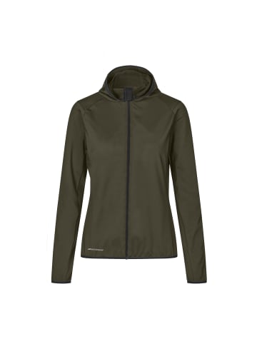 GEYSER Funktionsjacke stretch hoodie in Oliv