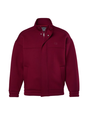 STHUGE Sweatjacke in dunkel kirschrot