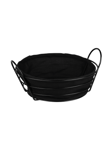 Kesper Brotkorb in schwarz