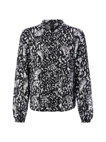 MARC CAIN SPORTS Schlupfbluse in schwarz weiß