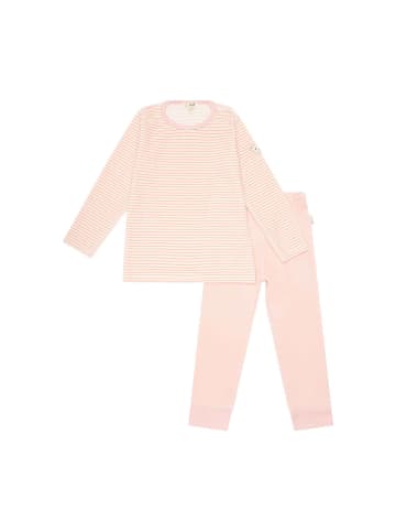 Steiff Pyjama in Rosa/Weiß