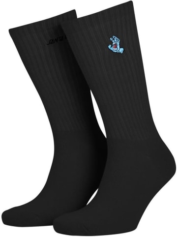 Santa Cruz Socke "Screaming Mini Hand" in Schwarz
