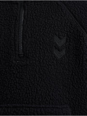 Hummel Halbreißverschluss Sweatshirt Hmljr Martini Kinder in BLACK BEAUTY