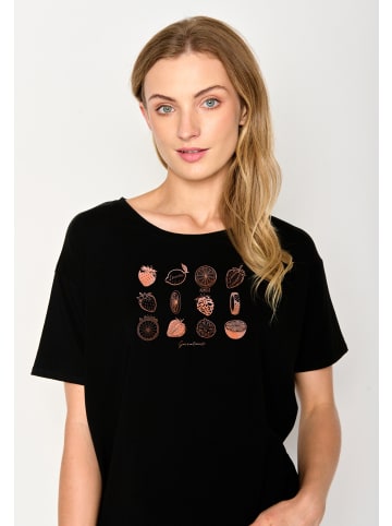 GreenBomb T-Shirt Bike Strawberry in Schwarz