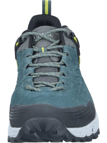 MEINDL Wanderschuhe / Wanderstiefel in dunkelgrün/gelb