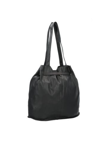 Greenburry Nappa Beuteltasche Leder 37 cm in black