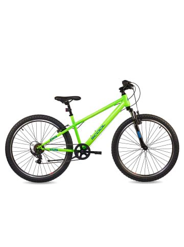 S'COOL Kinderfahrrad - Xroc 26 Zoll 6-Gang | ab 10 Jahre - Neon Green/Ocean