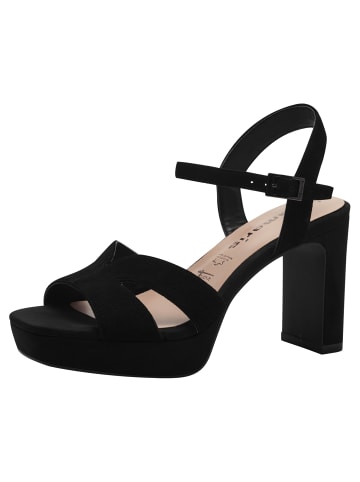 Tamaris Sandalette in BLACK UNI