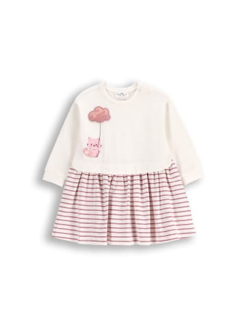 Coccodrillo Kleid mit langen Ärmeln in ecru