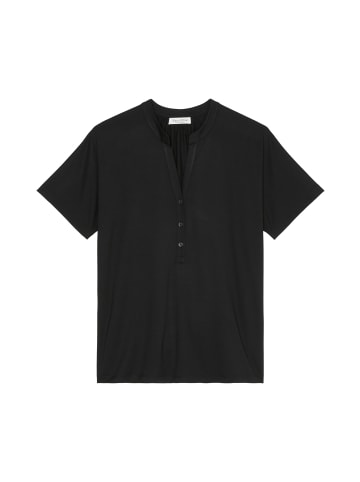Marc O'Polo Jerseybluse relaxed in Schwarz