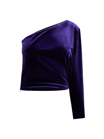 faina One-Shoulder Top in Lila