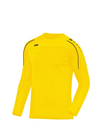 Jako Sweatshirt Classico in gelb / schwarz