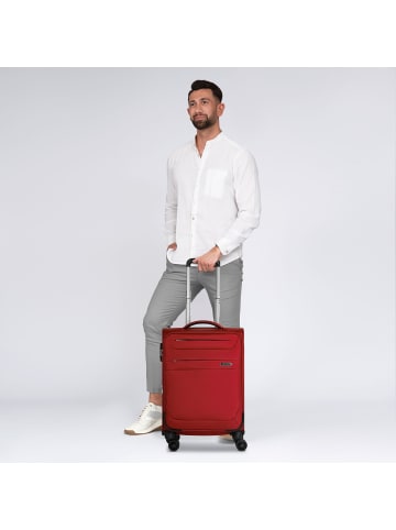 Worldpack Chicago 4 Rollen Kabinentrolley S 55 cm dark-red