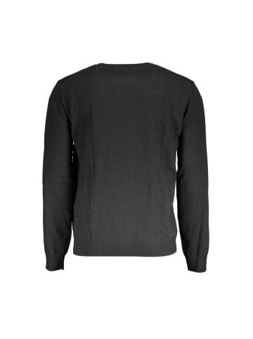La Martina Schwarz Wolle Herren Pullover