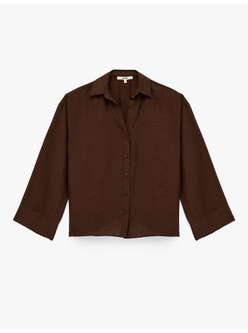 KOTON SHIRTS LS in Braun