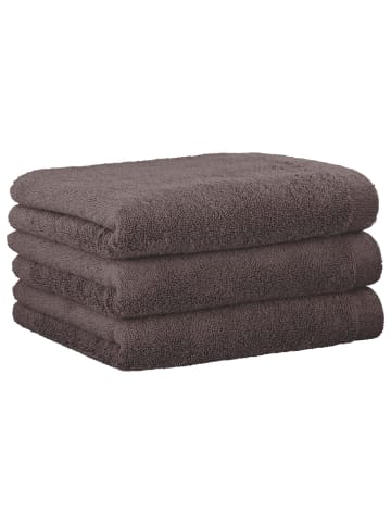 Cawö Gästetuch 3er Pack in Graphit