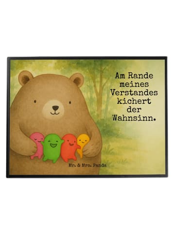 Mr. & Mrs. Panda schreibauflage Bär Gefühl Design mit Spruch in Weiß
