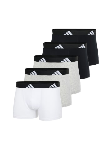 adidas Trunk Active Flex Cotton in schwarz, grau, weiss