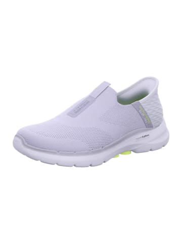 Skechers Herren Halbschuhe GO WALK 6 - EASY ON in Grau