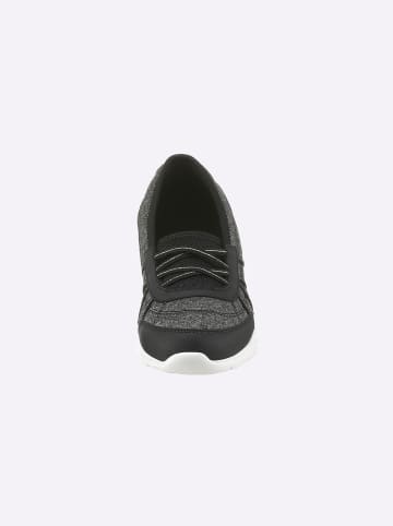 Heine Slipper in schwarz