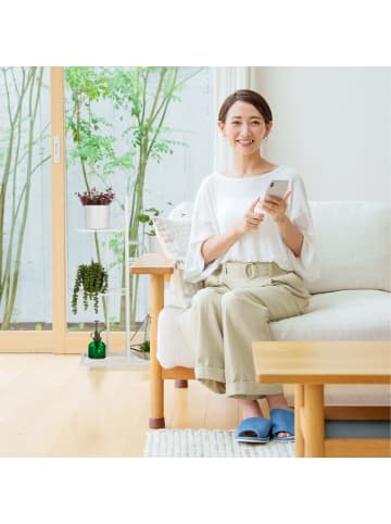 relaxdays Pflanzenständer in Weiß - (B)44 x (H)72,5 x (T)22,5 cm