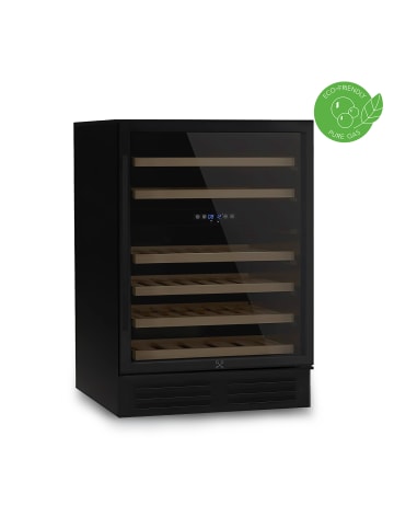 Les Petits Champs Weinkühlschrank 46 Flaschen CAVCEDB46 Schwarz, Energieklasse G,  Anti-UV, LED