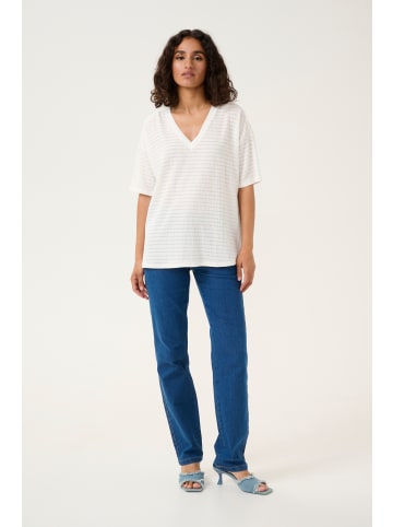Kaffe T-shirt KAdebra Baggy fit in Chalk