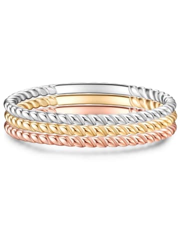 Glanzstücke München Ring Sterling Silber in silber/gelbgold/roségold