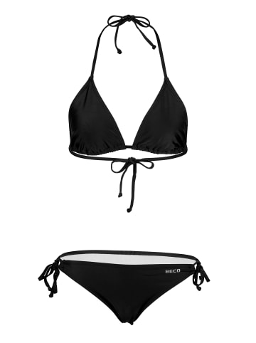 BECO the world of aquasports Bikini BECO-Basic Side Tie Triangle Bikini in schwarz