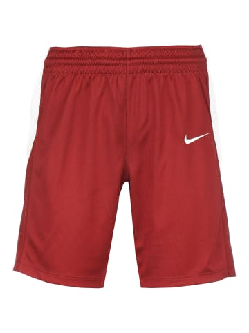 Nike Performance Funktionsshorts Team Basketball Stock in rot / weiß