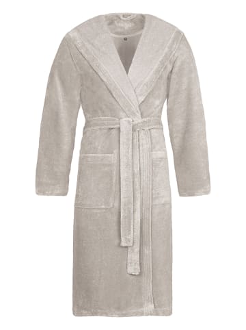 Vossen Bademantel in stone