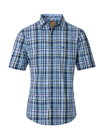 Redmond Kurzarm-Hemd in blau