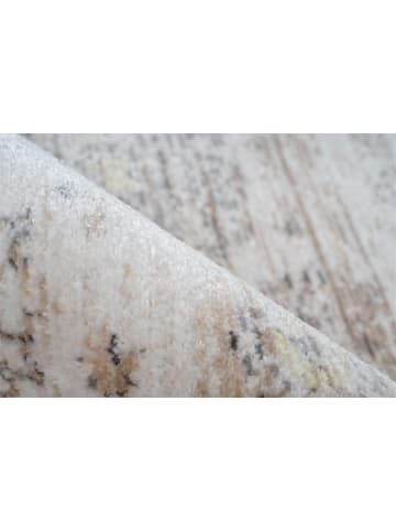 Arte Espina Wohnzimmer Teppich – Kurzflorteppich Baroque 1025 in beige - rechteckig