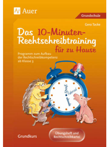 Auer Verlag in der AAP Buch - Das 10-Minuten-Rechtschreibtraining für zu Hause
